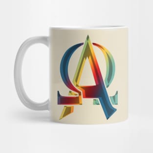 Greek Alphabet - Letter Alpha Omega 1 Mug